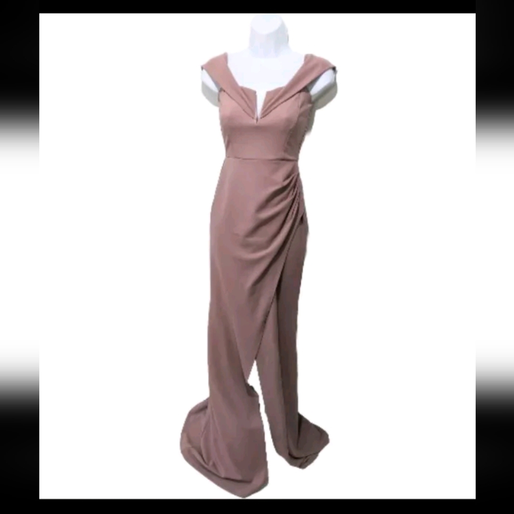 NWT Windsor Maxi Dress XS Rose Pink Elegant Formal Event Prom